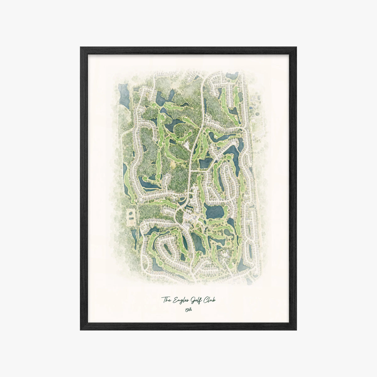 The Eagles Golf Club black frame