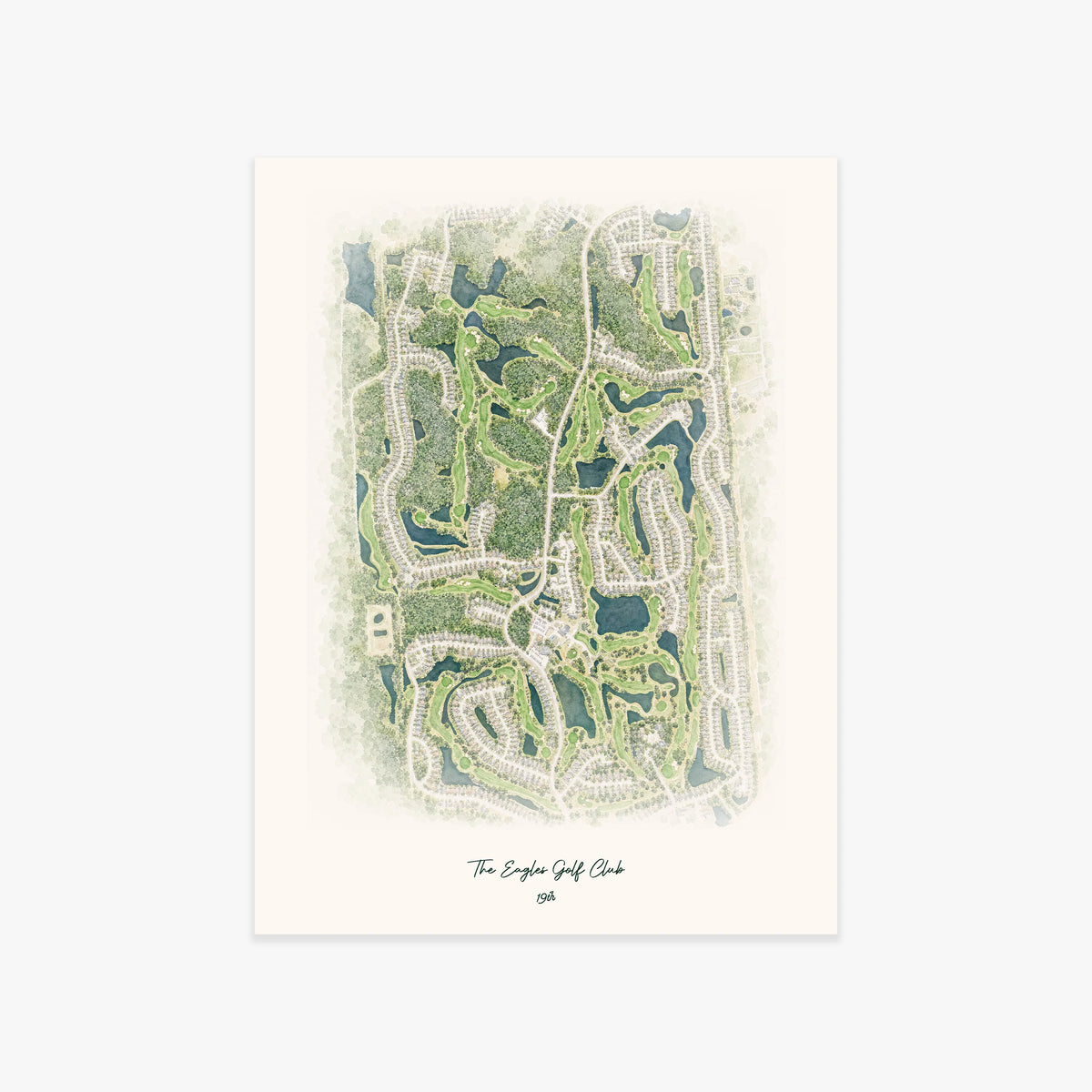 The Eagles Golf Club printed artwork