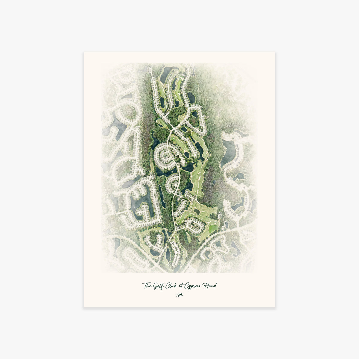 The Golf Club at Cypress Head printed artwork