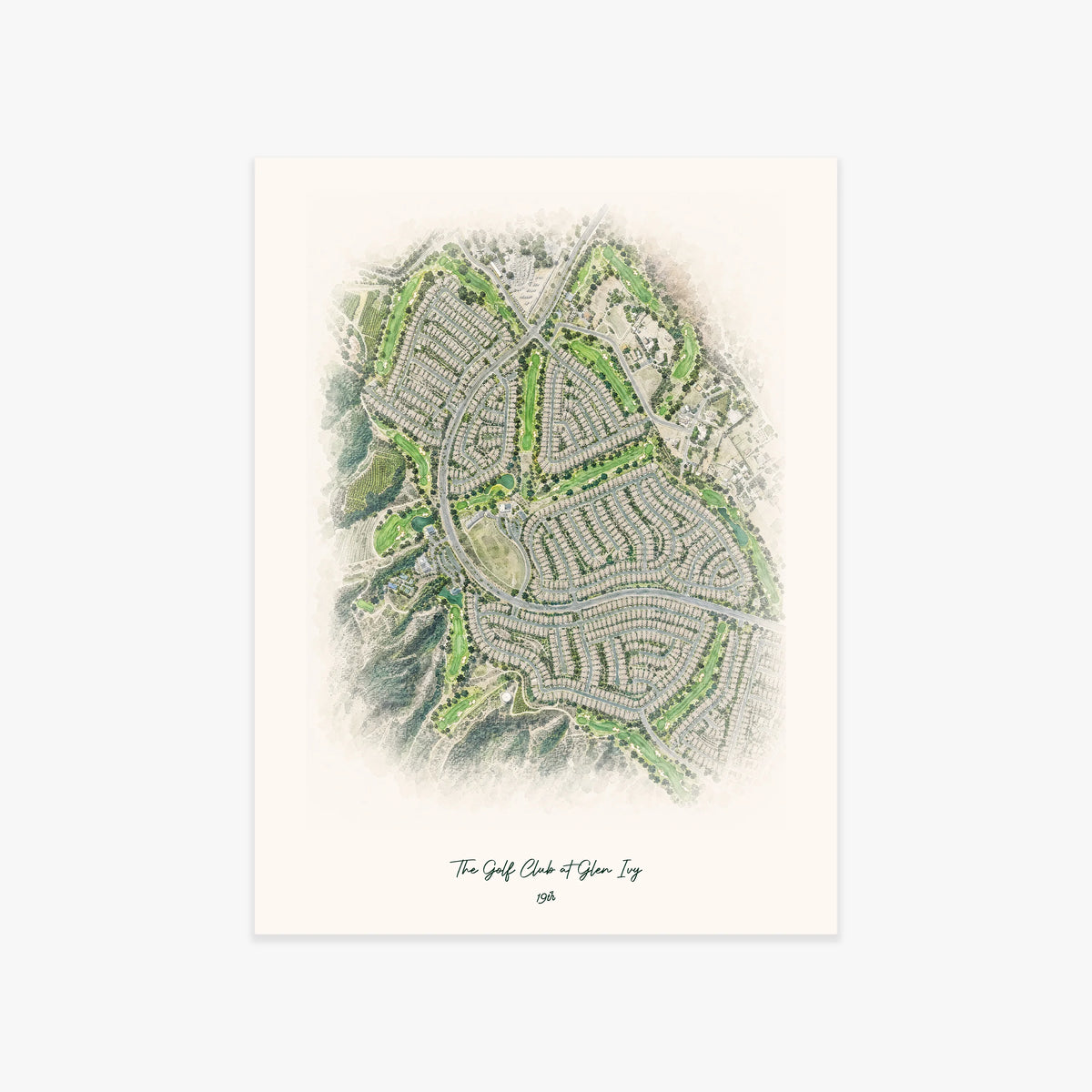 The Golf Club at Glen Ivy printed artwork