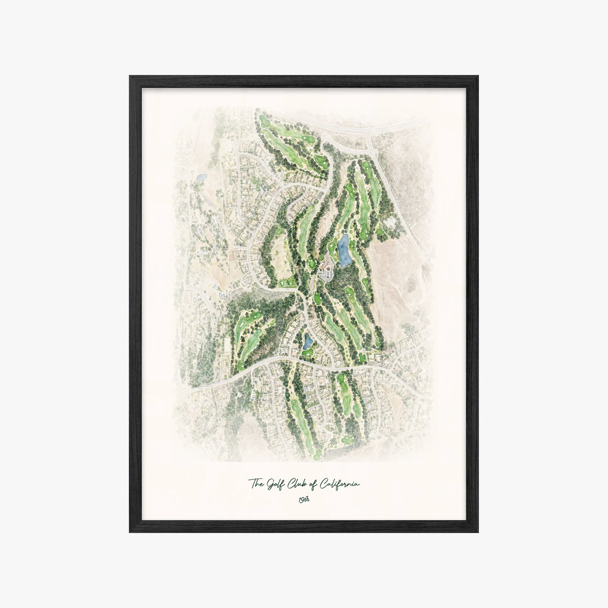 The Golf Club of California black frame