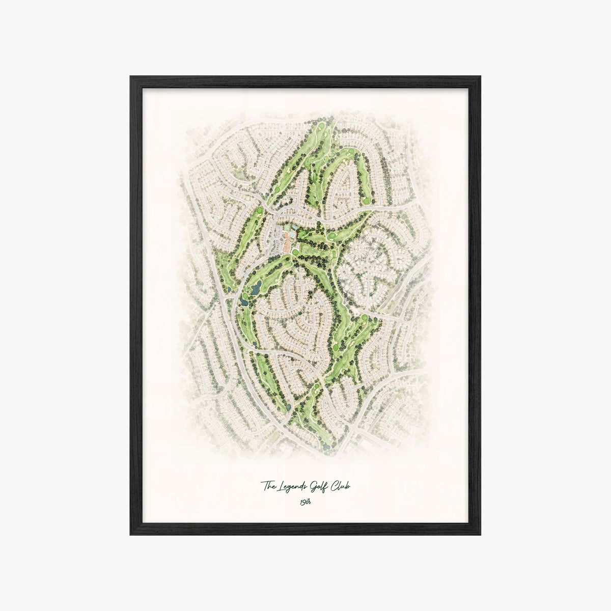 The Legends Golf Club black frame