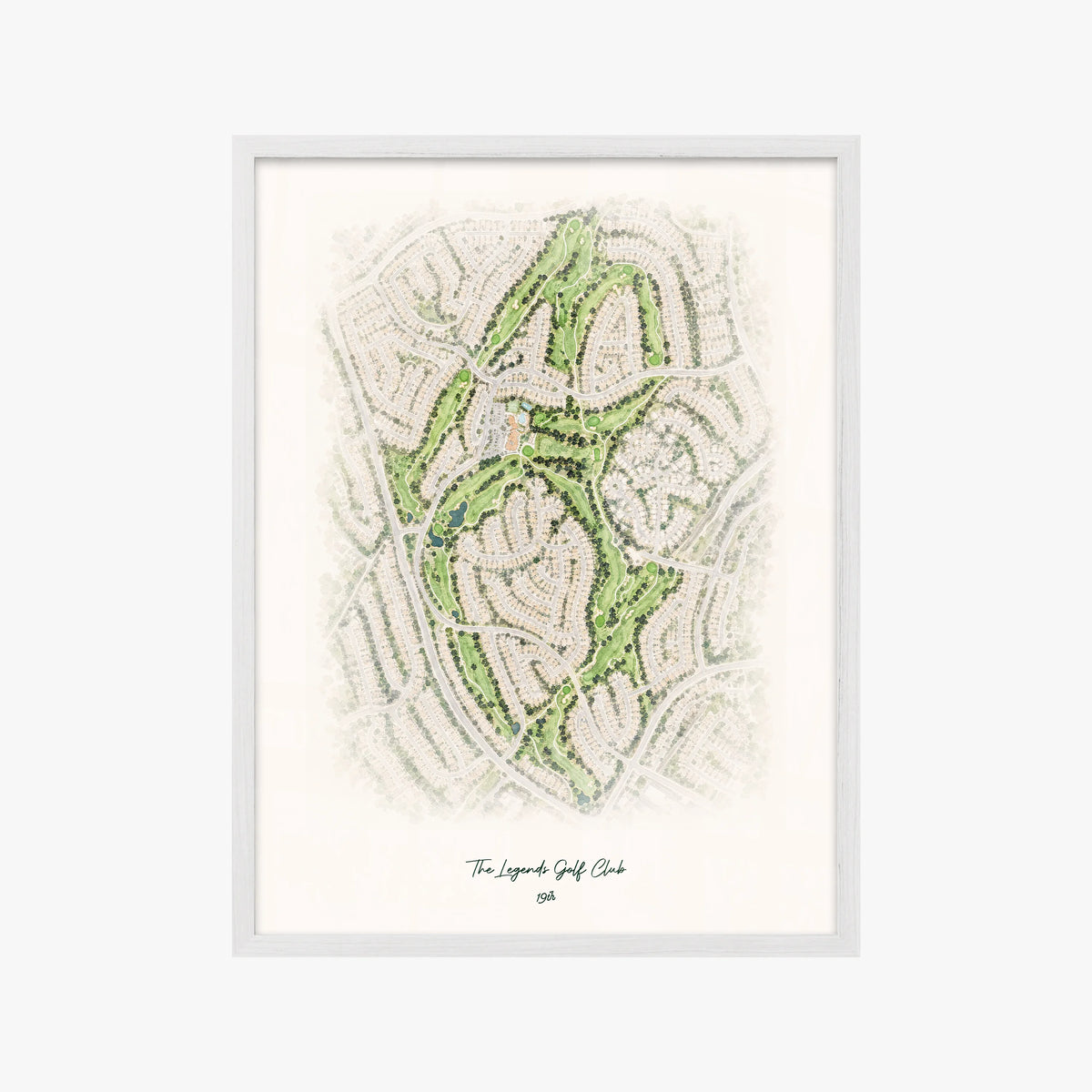 The Legends Golf Club white frame
