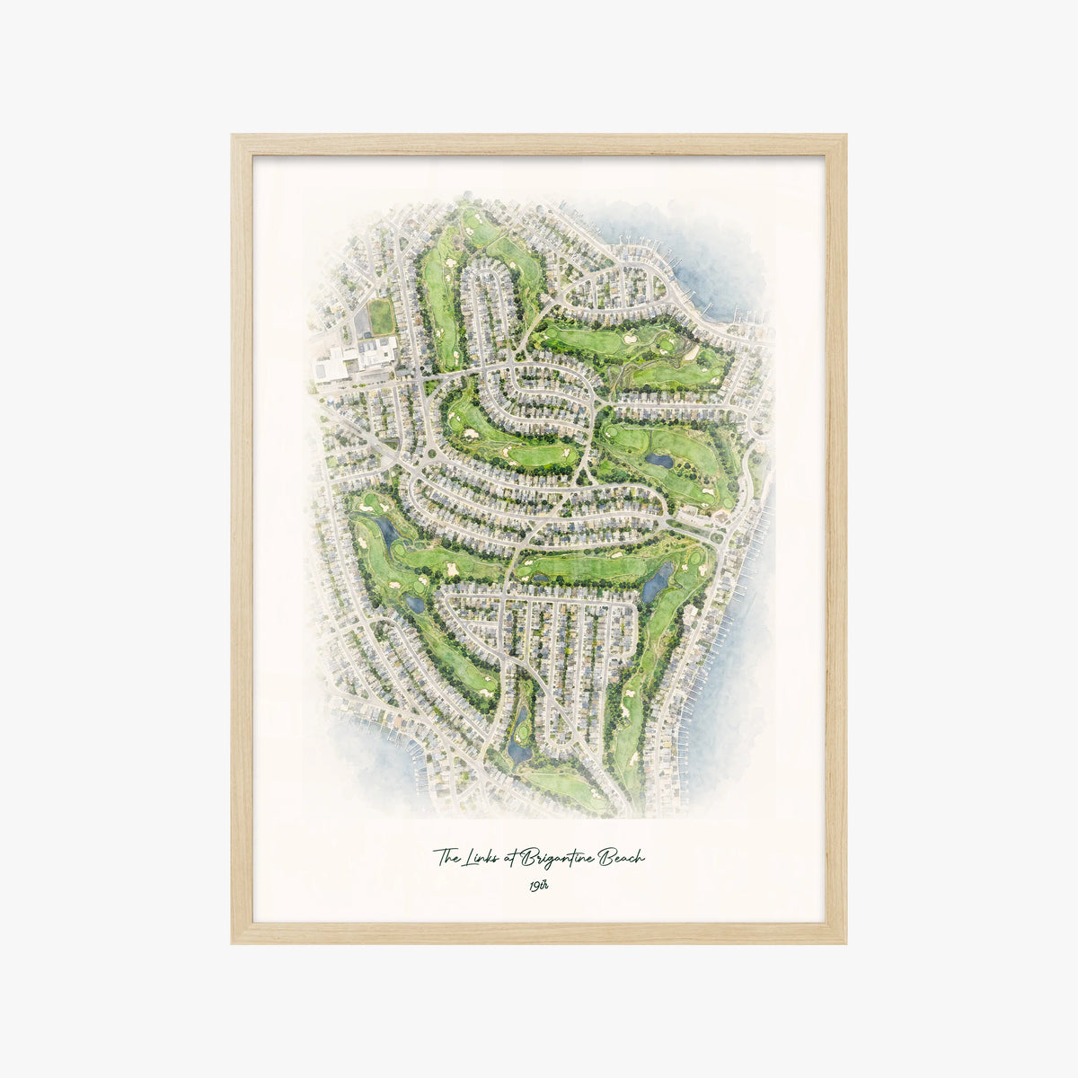 The Links at Brigantine Beach wood frame