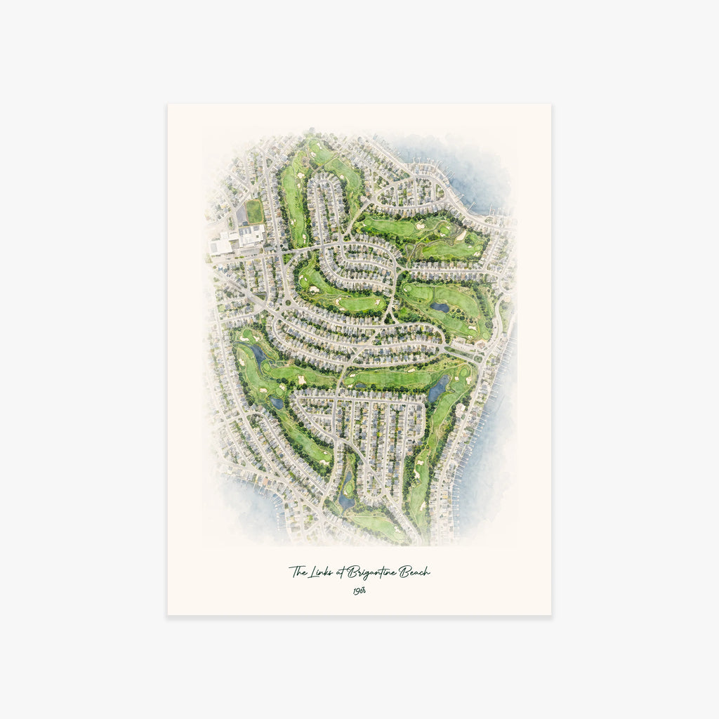 The Links at Brigantine Beach printed artwork