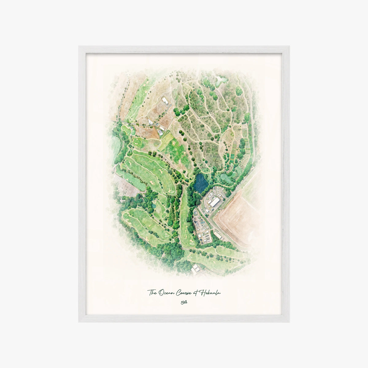 The Ocean Course at Hokuala white frame