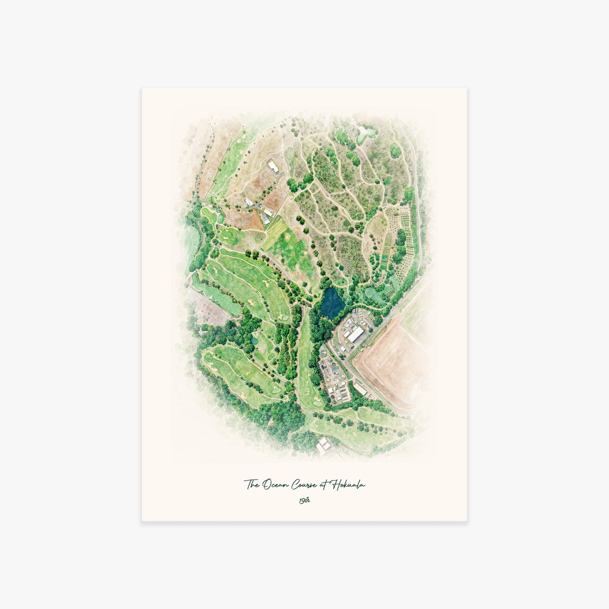 The Ocean Course at Hokuala printed artwork
