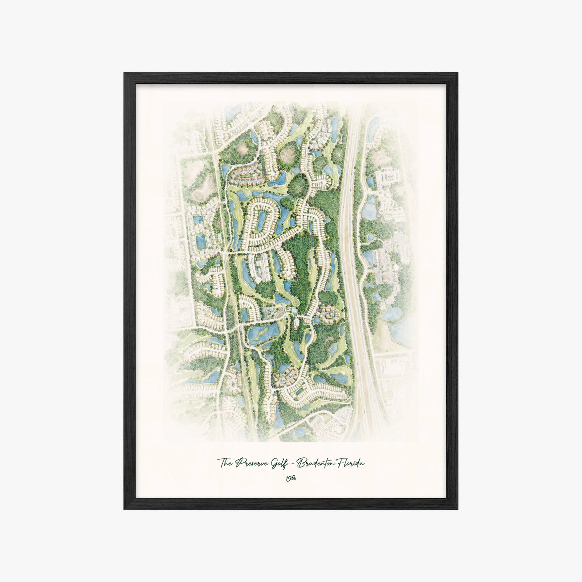 The Preserve Golf - Bradenton Florida black frame