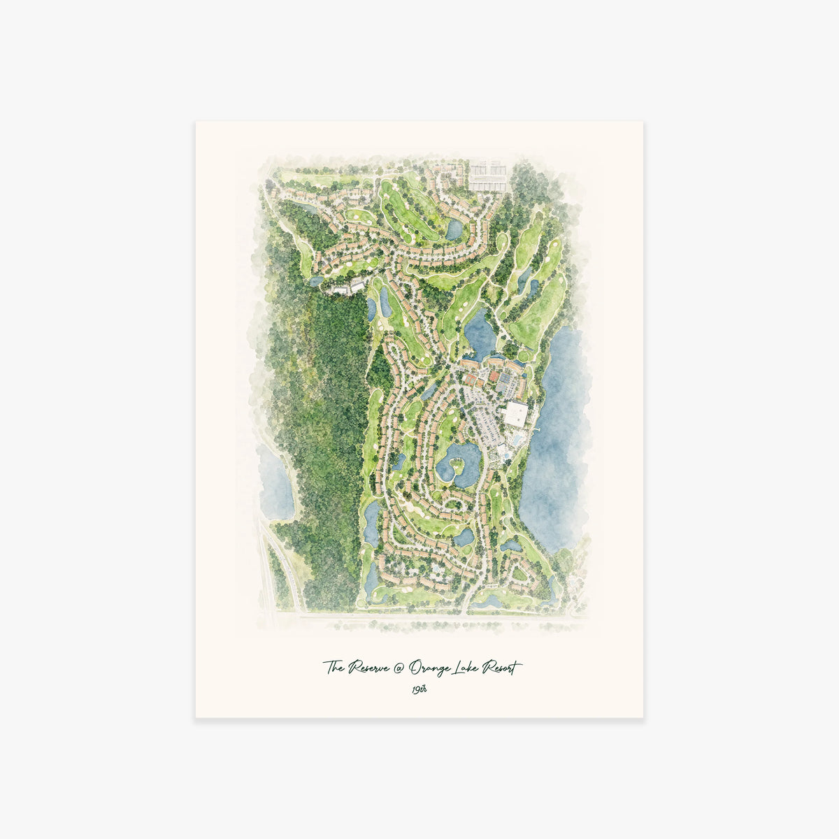The Reserve @ Orange Lake Resort printed artwork