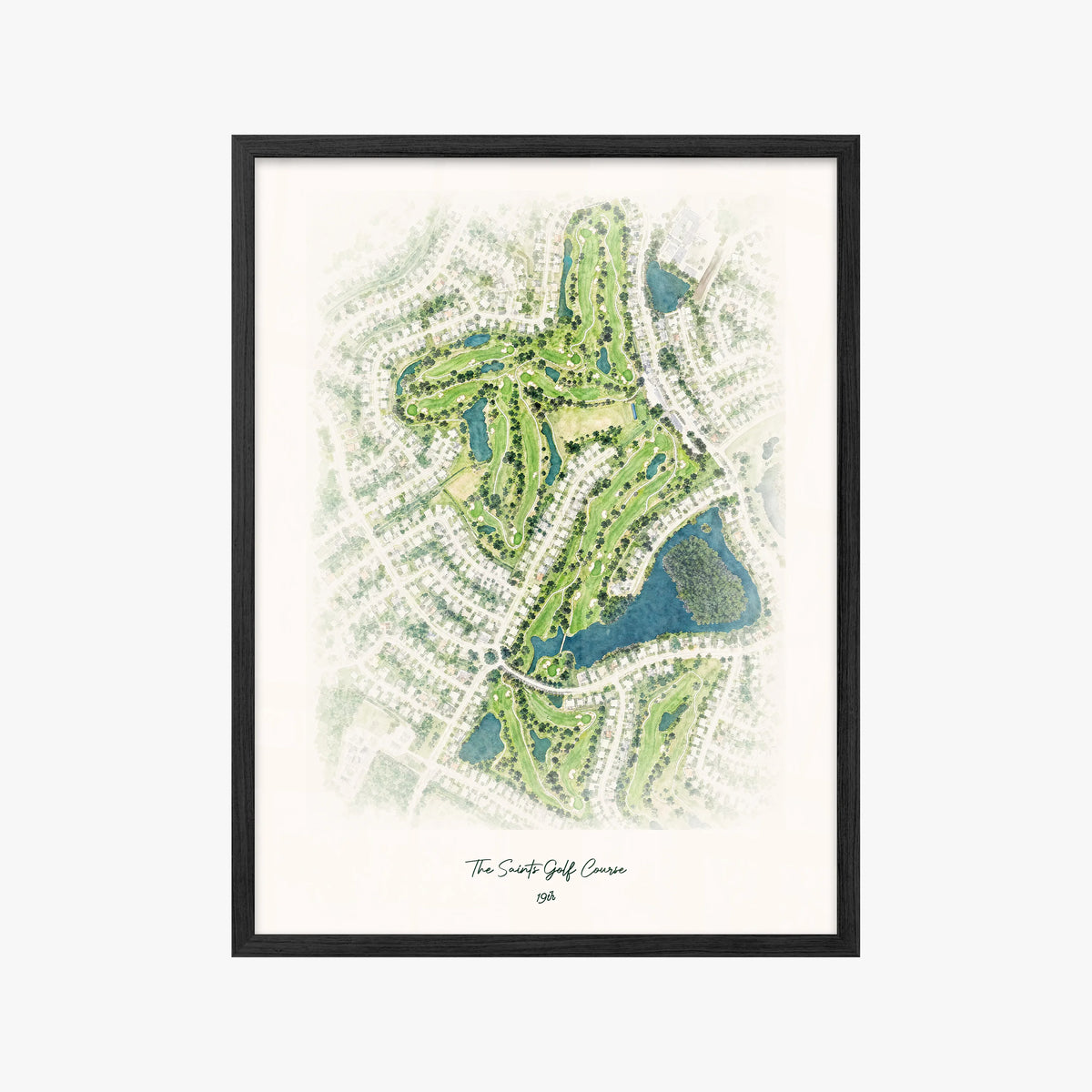 The Saints Golf Course black frame