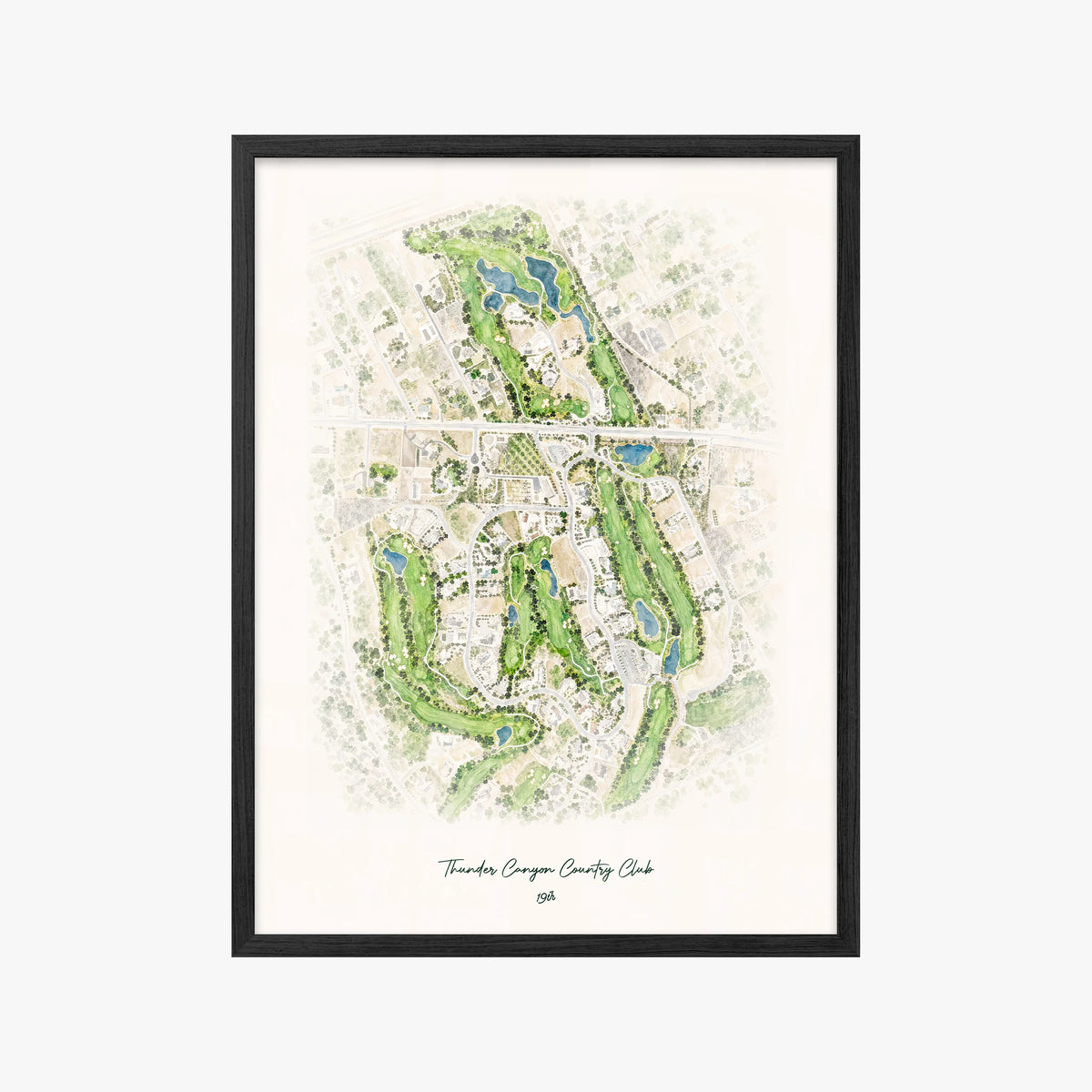 Thunder Canyon Country Club black frame