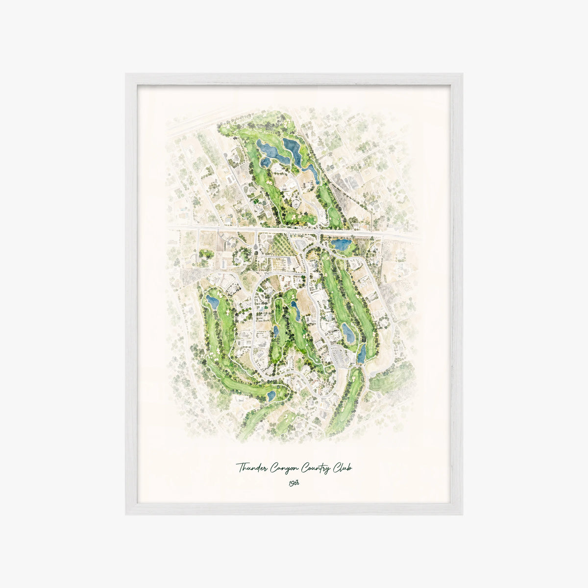 Thunder Canyon Country Club white frame