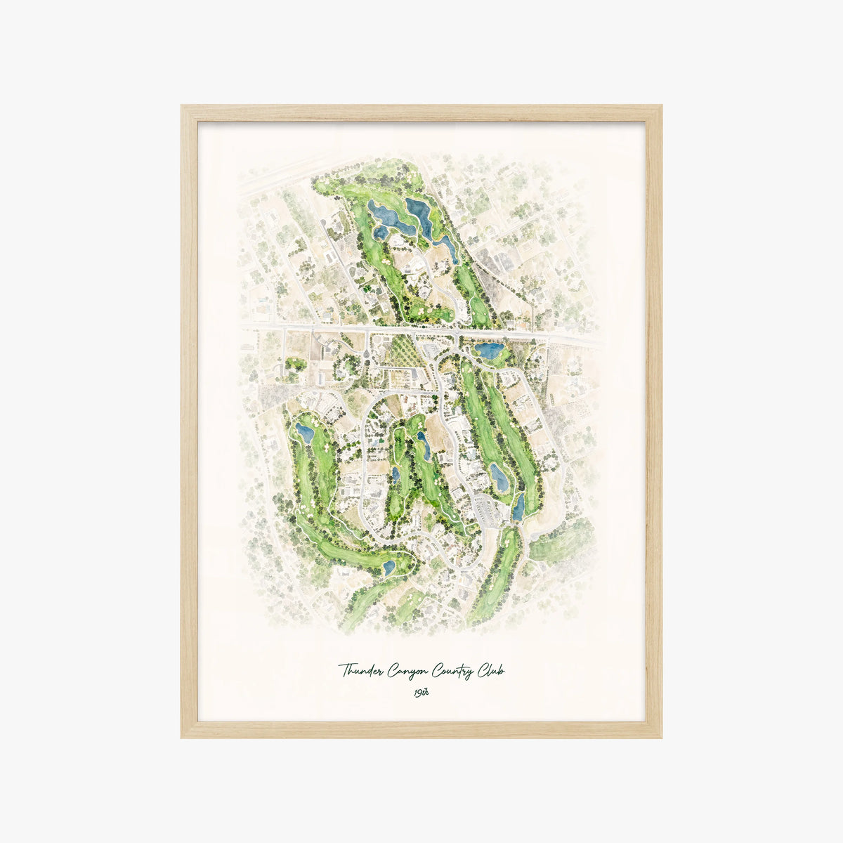 Thunder Canyon Country Club wood frame