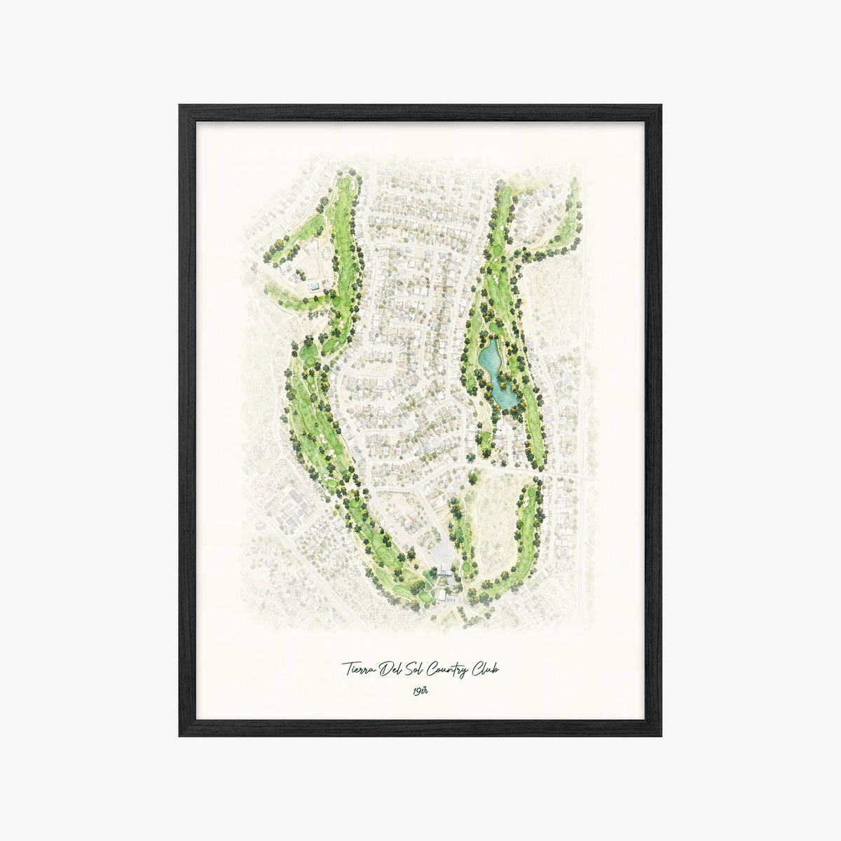 Tierra Del Sol Country Club black frame