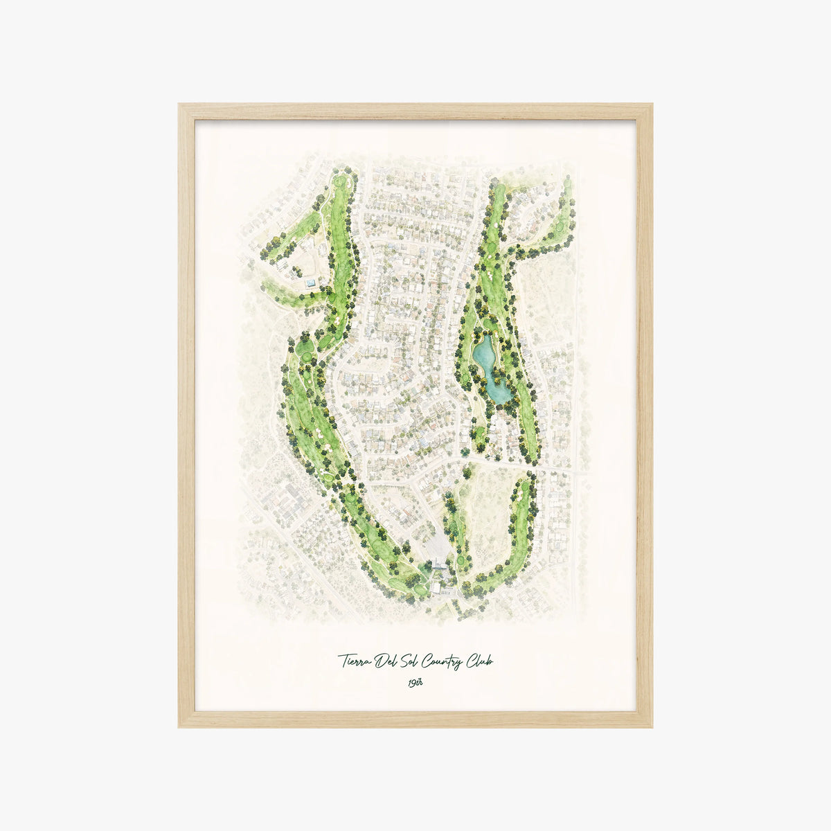 Tierra Del Sol Country Club wood frame