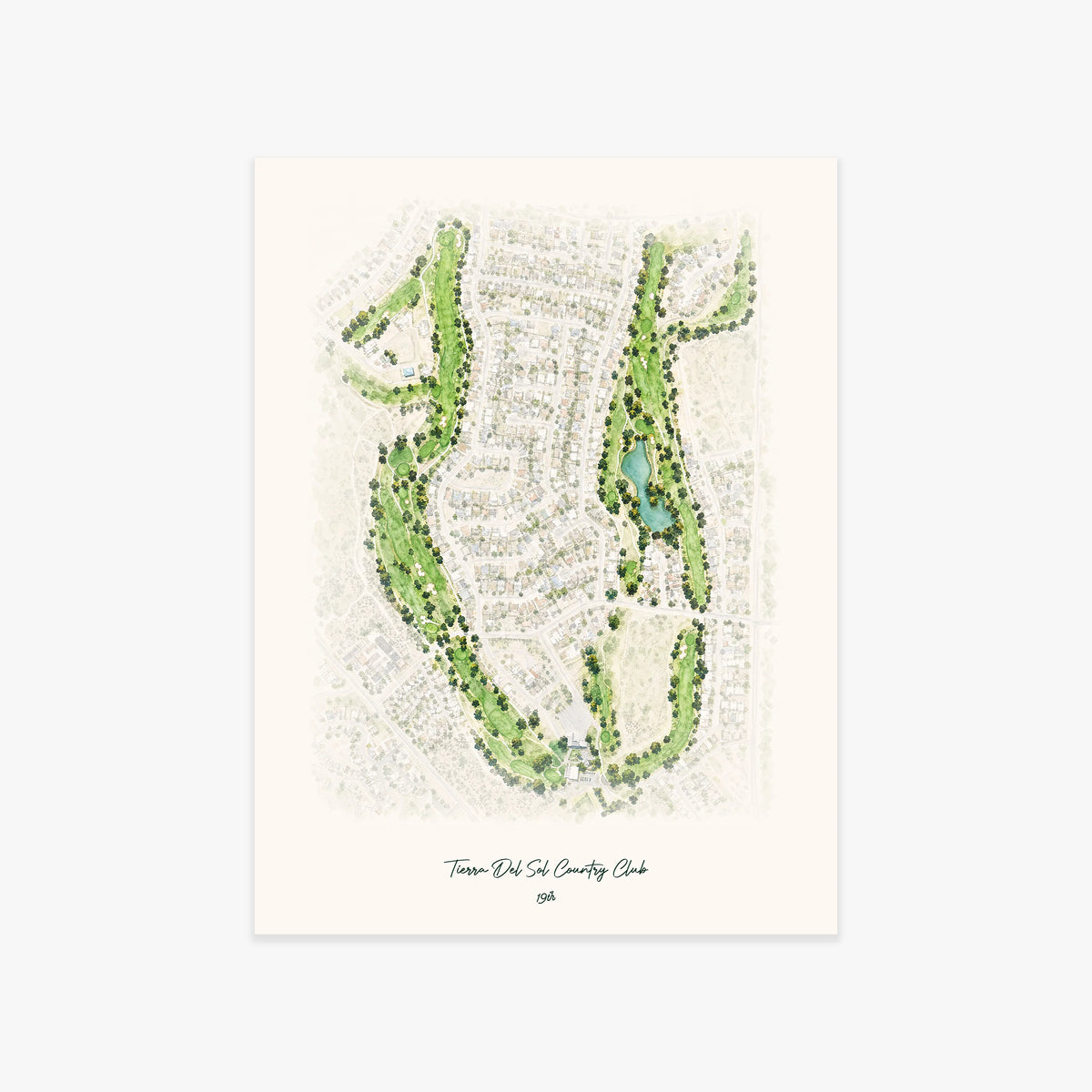 Tierra Del Sol Country Club printed artwork