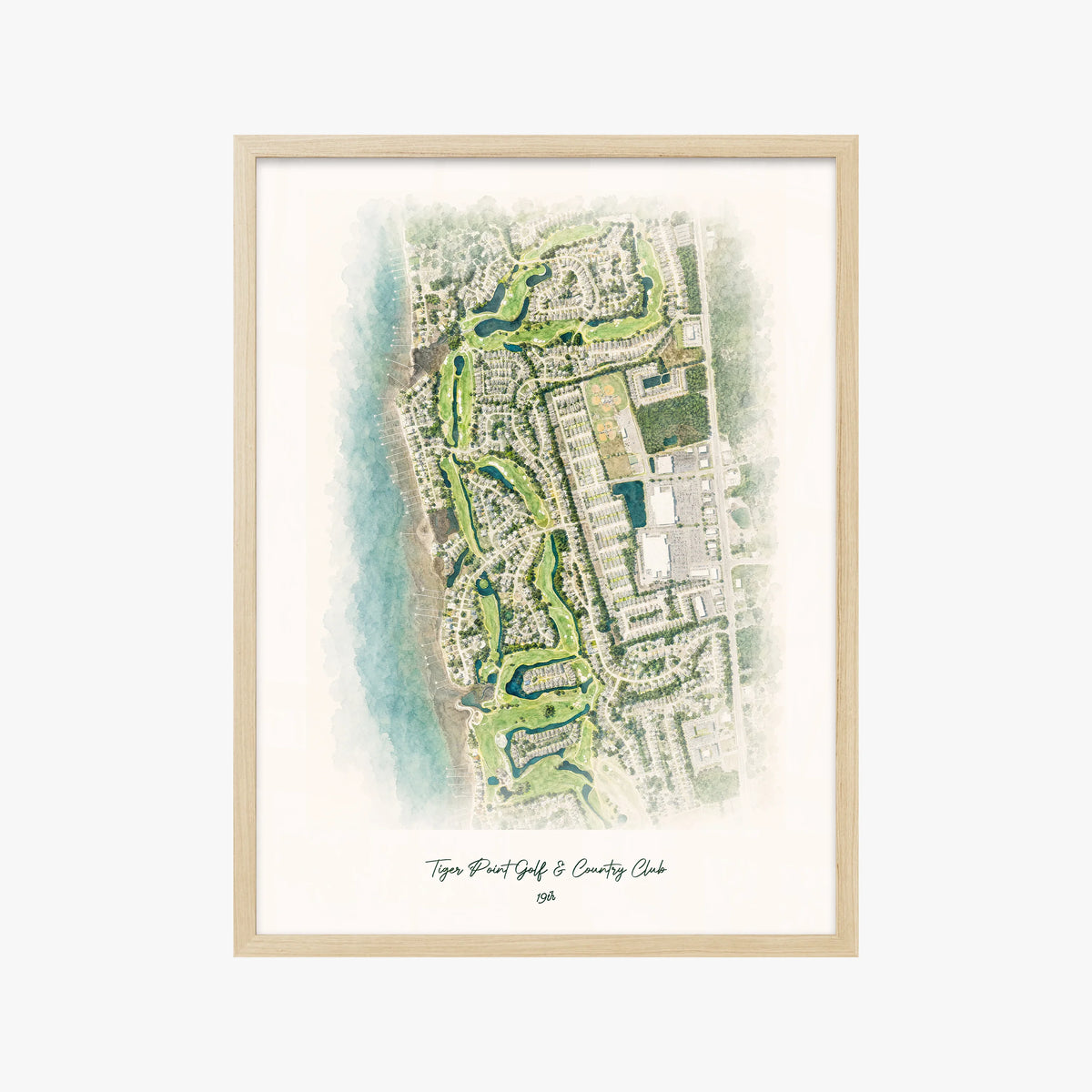 Tiger Point Golf & Country Club wood frame