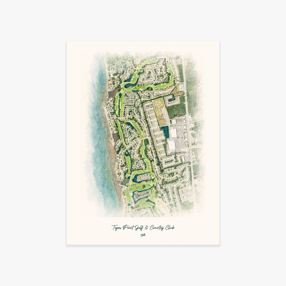 Tiger Point Golf & Country Club printed artwork