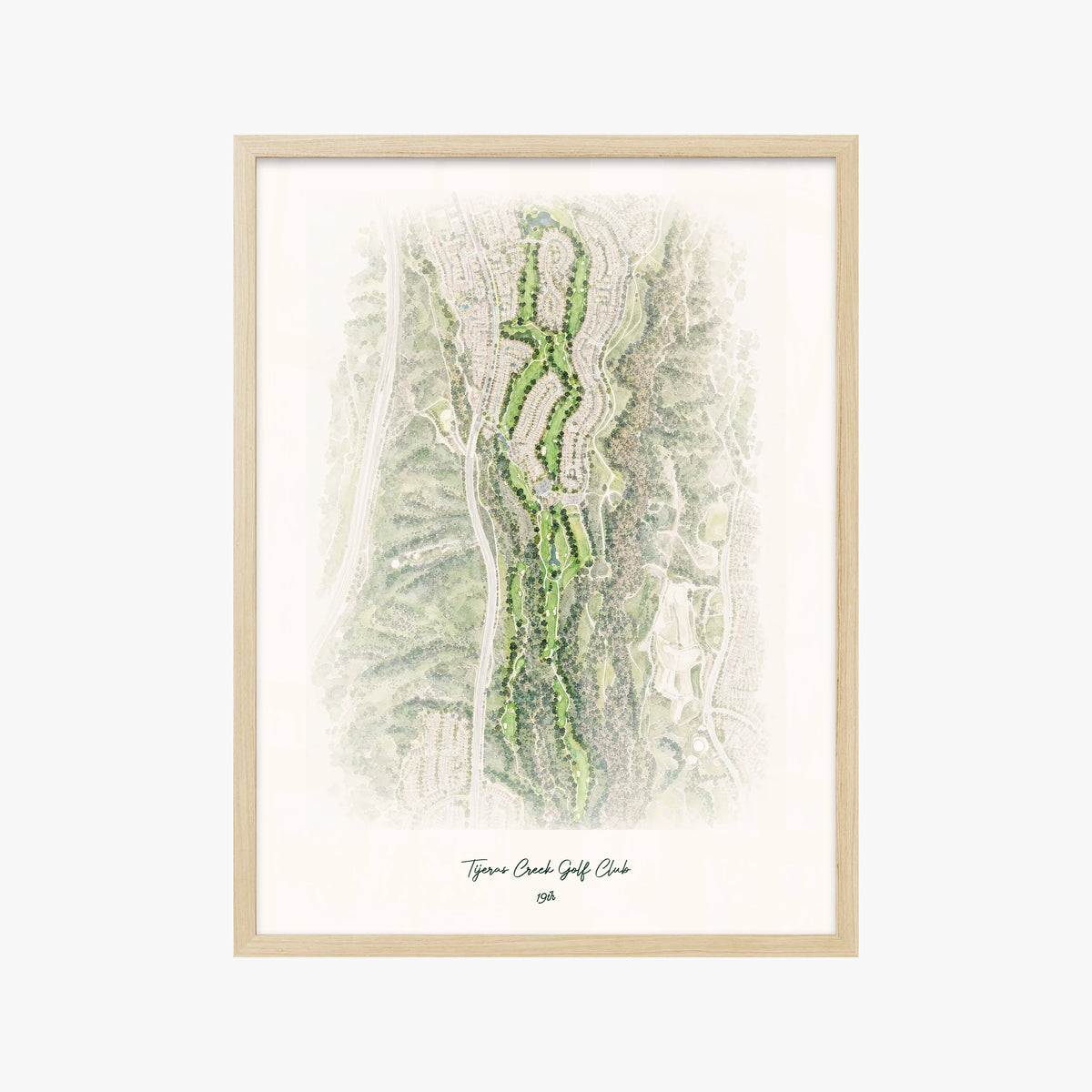 Tijeras Creek Golf Club wood frame