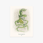 Timber Creek Golf Club printed artwork