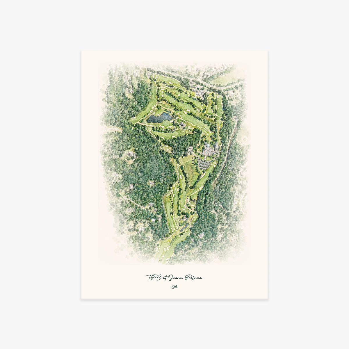 TPC at Jasna Polana printed artwork