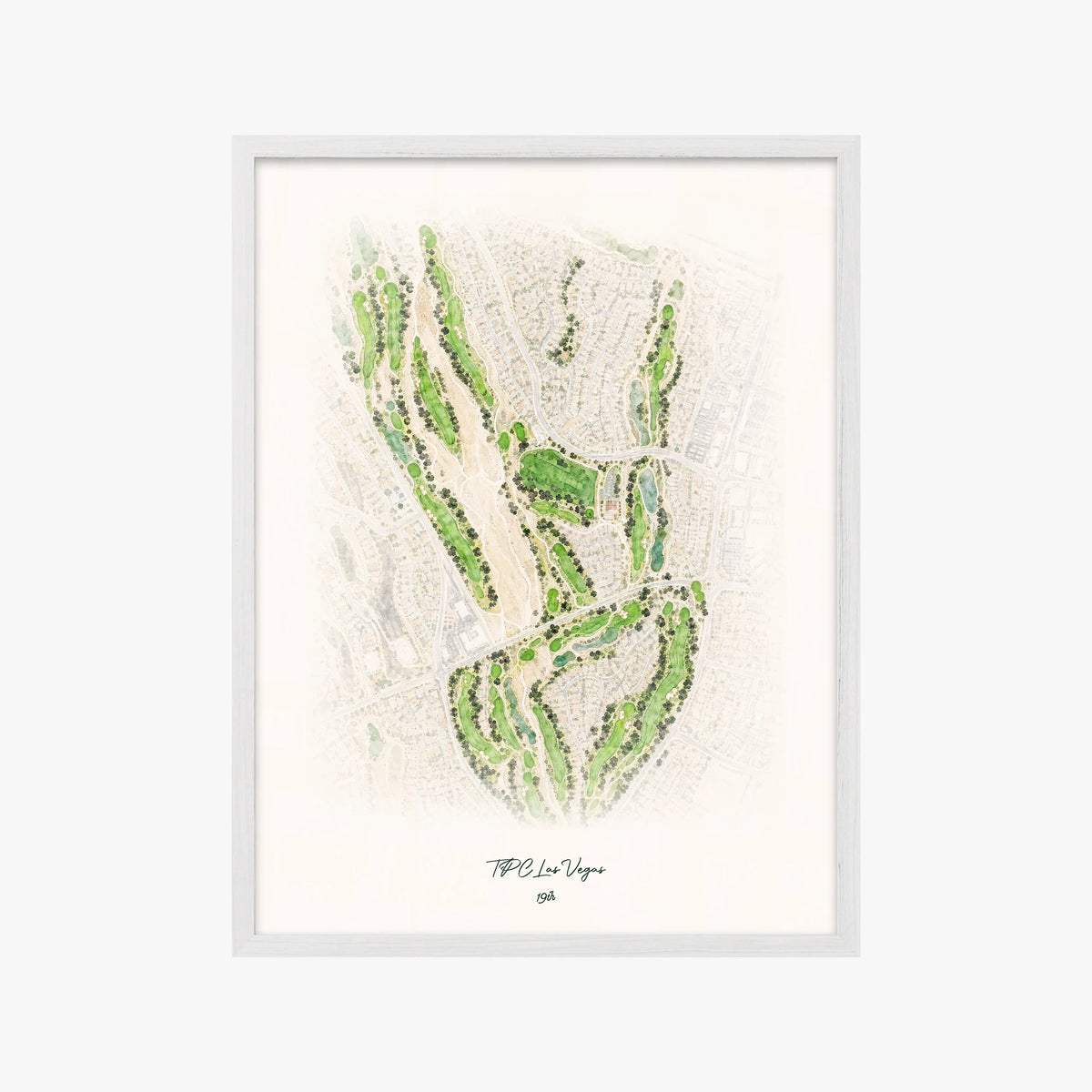 TPC Las Vegas white frame