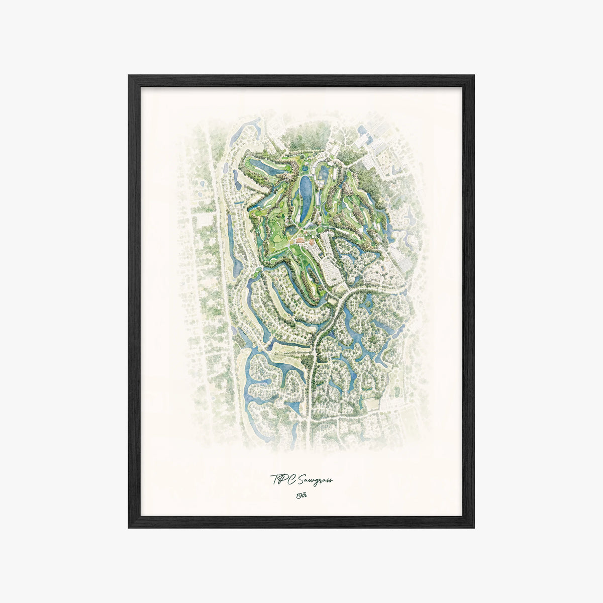 TPC Sawgrass black frame