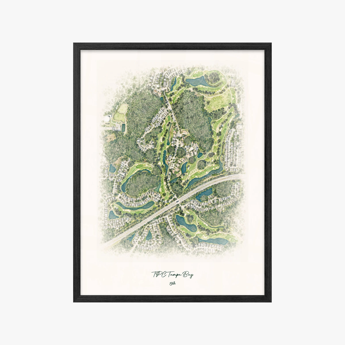 TPC Tampa Bay black frame