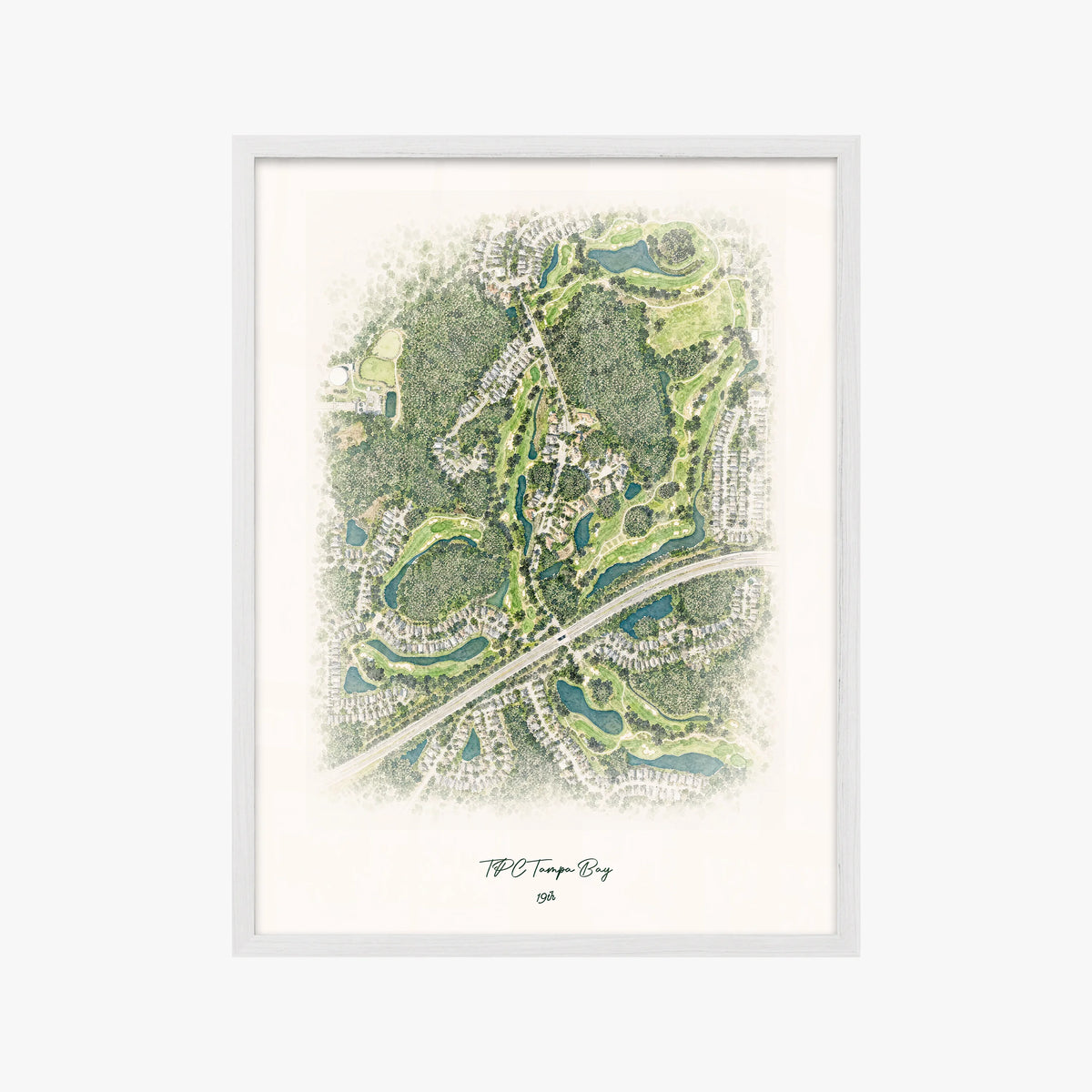 TPC Tampa Bay white frame