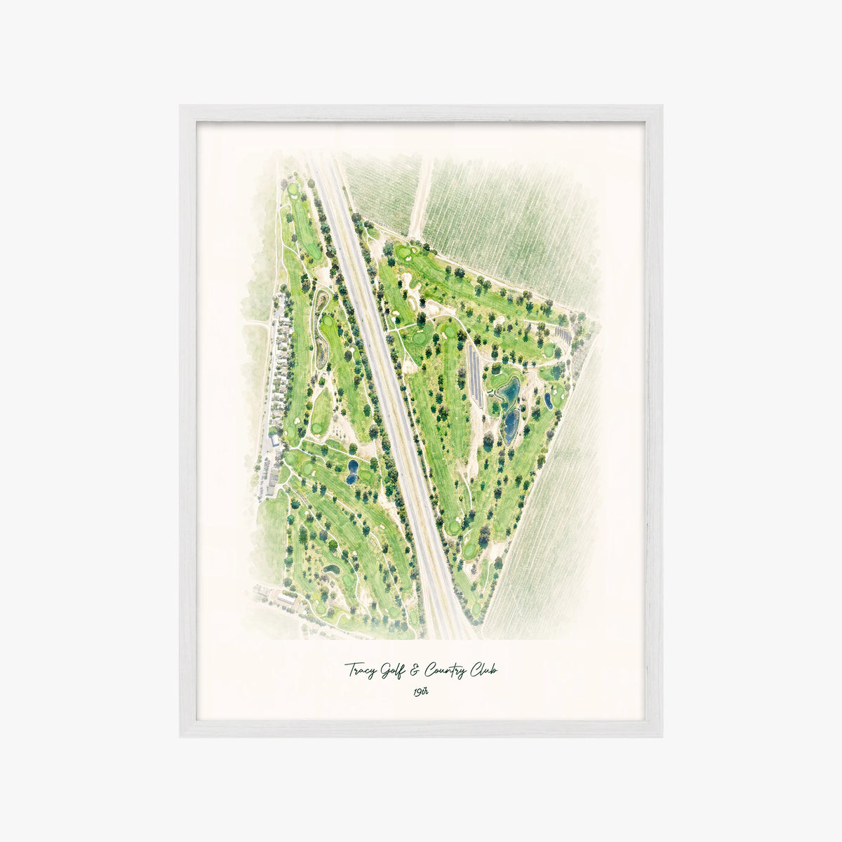 Tracy Golf & Country Club white frame