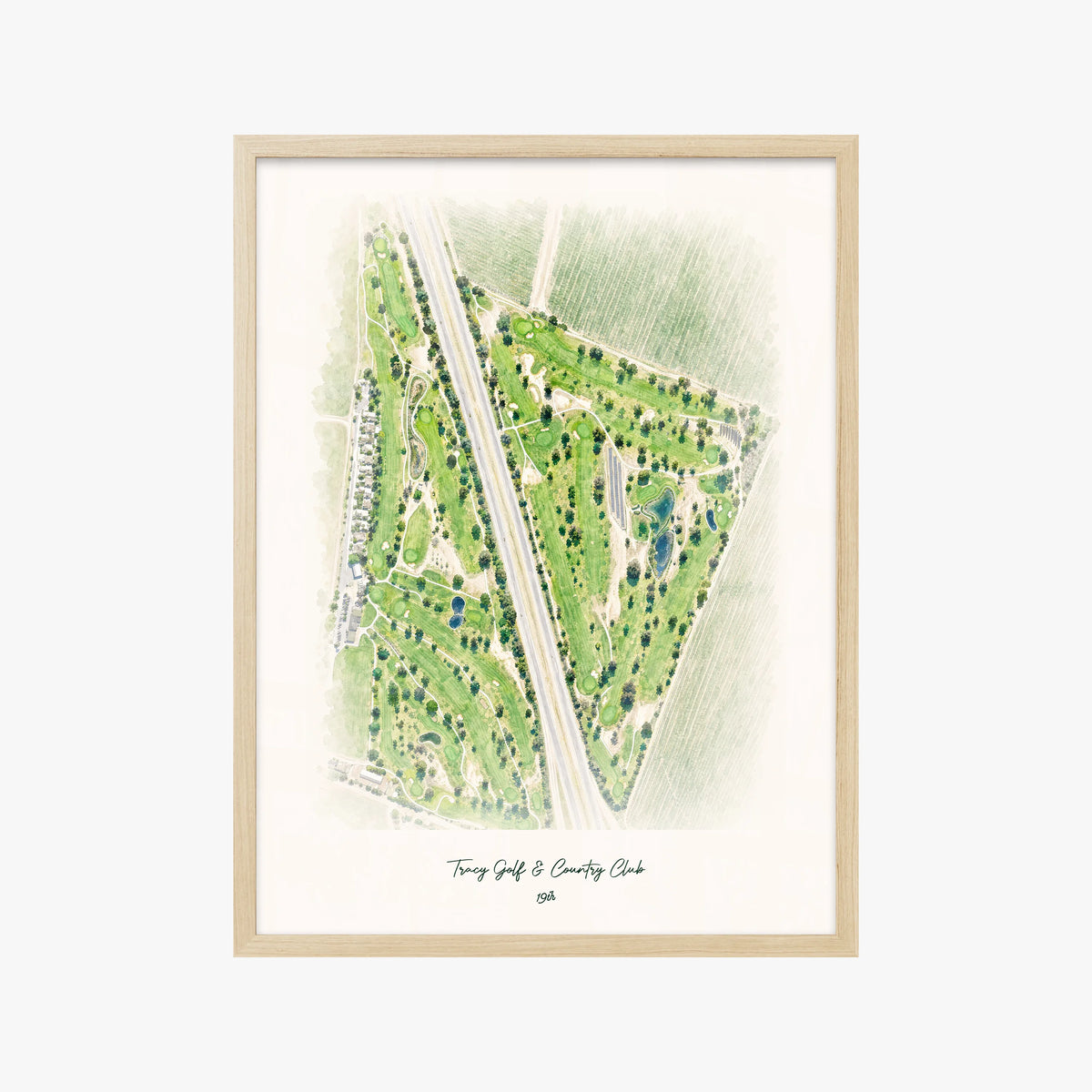 Tracy Golf & Country Club wood frame
