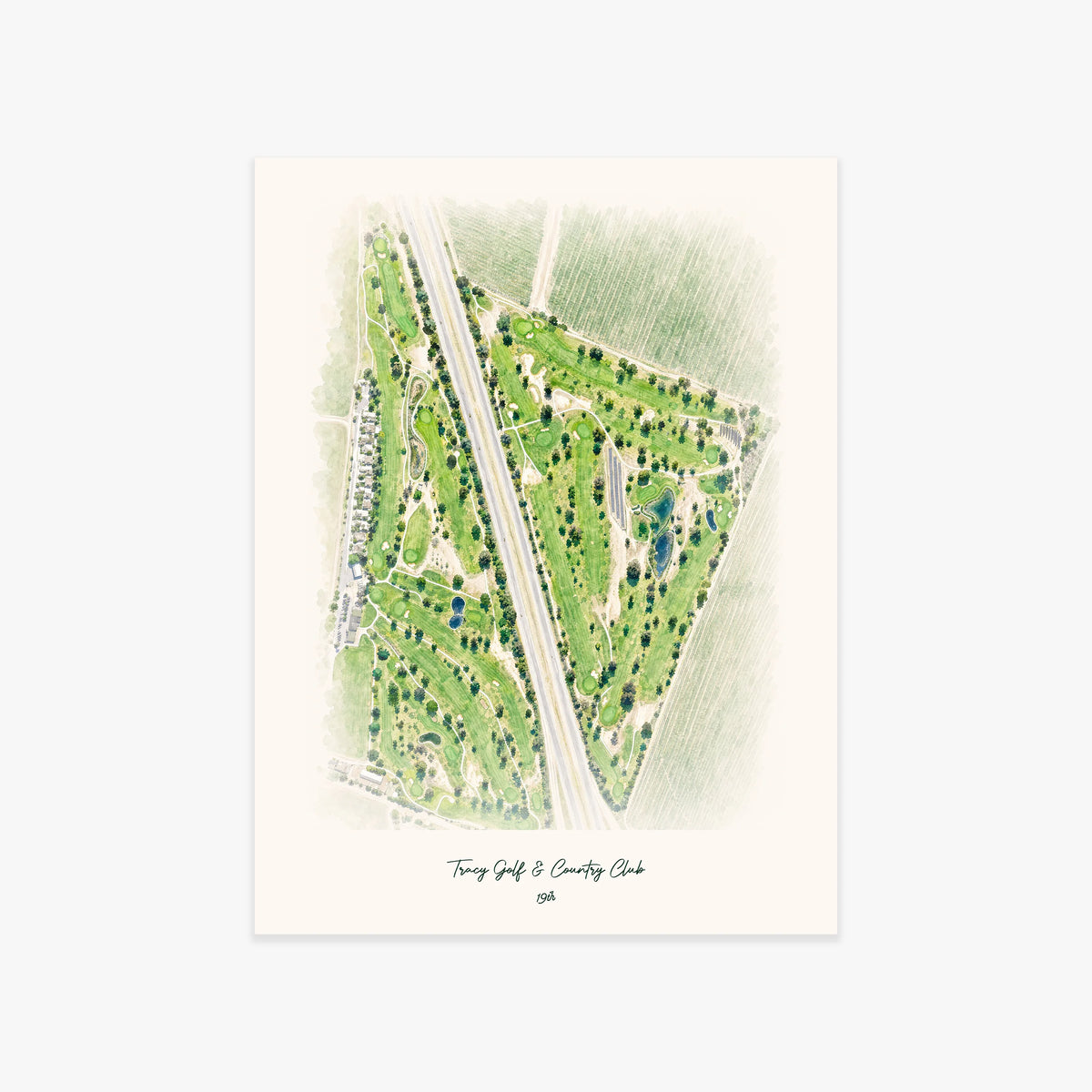 Tracy Golf & Country Club printed artwork