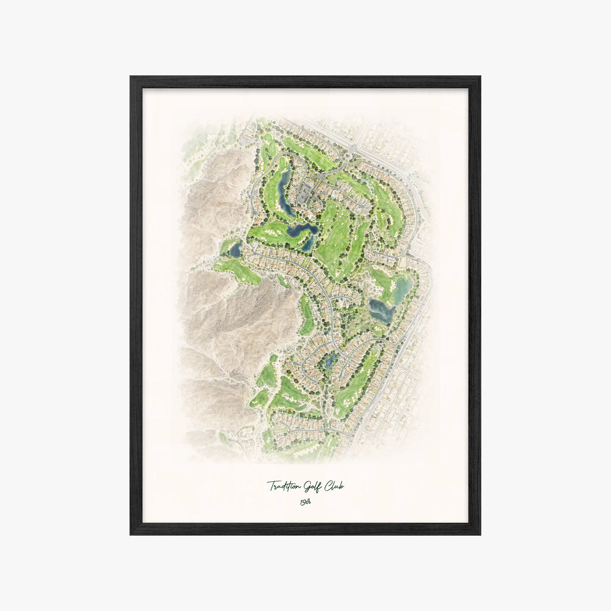 Tradition Golf Club black frame