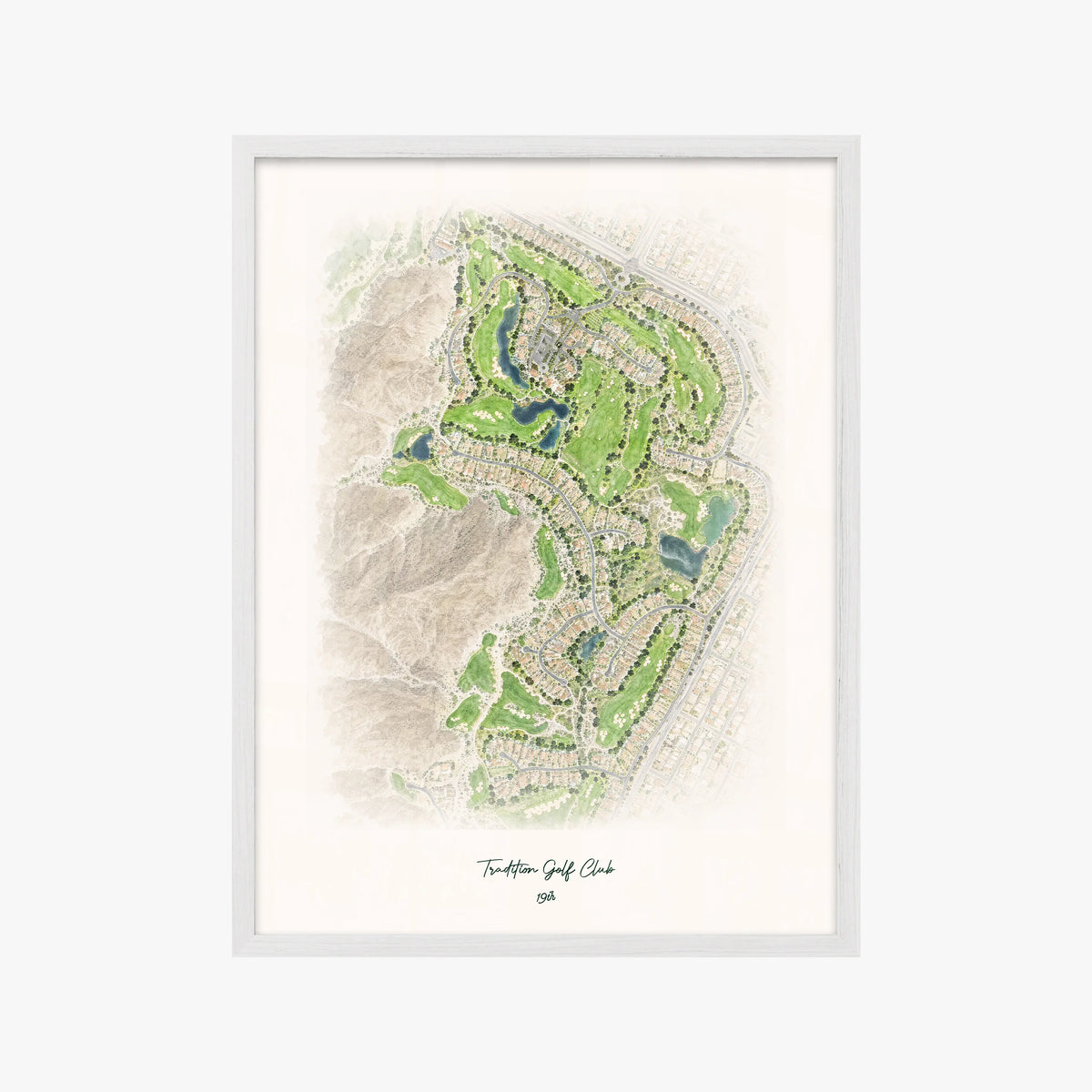 Tradition Golf Club white frame