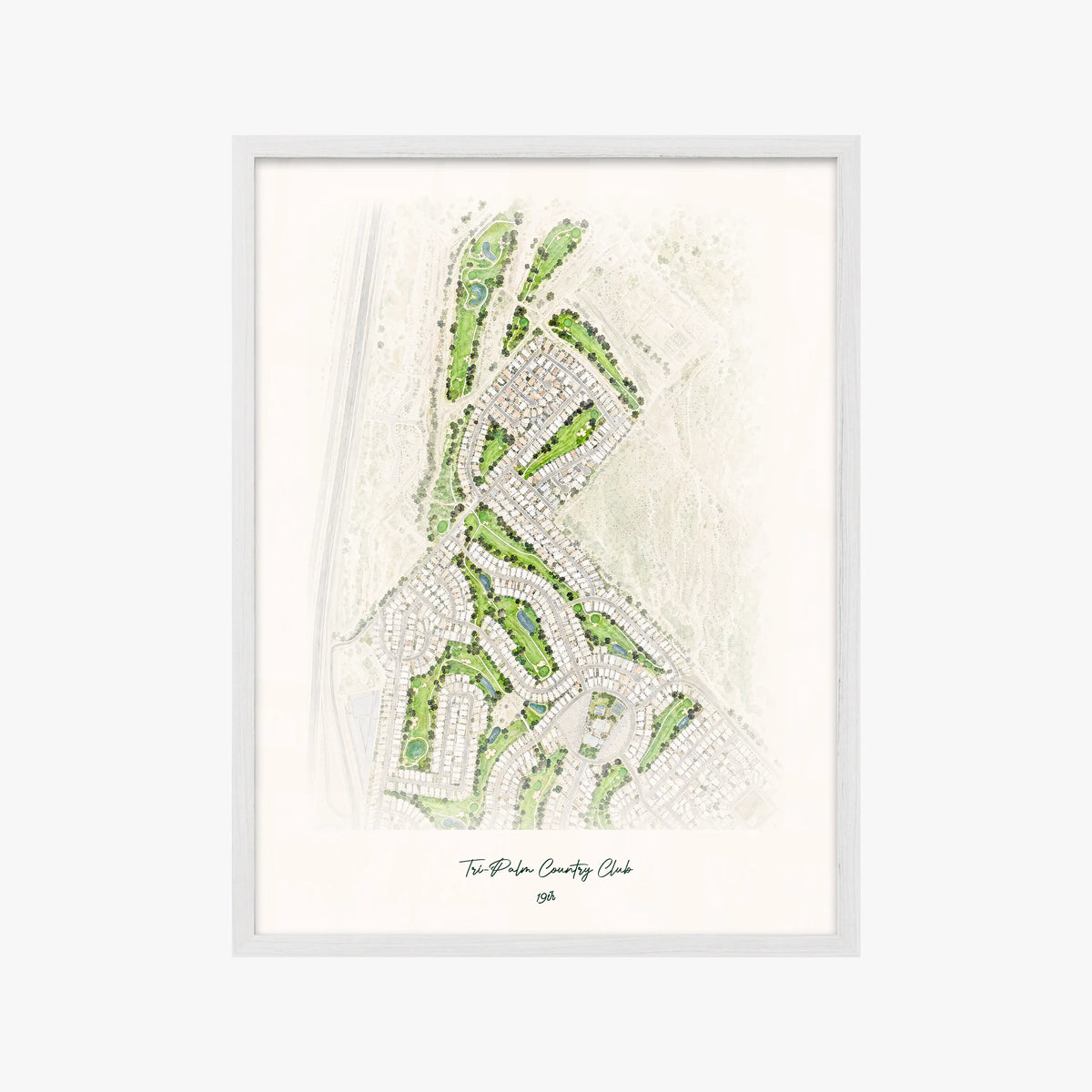 Tri-Palm Country Club white frame