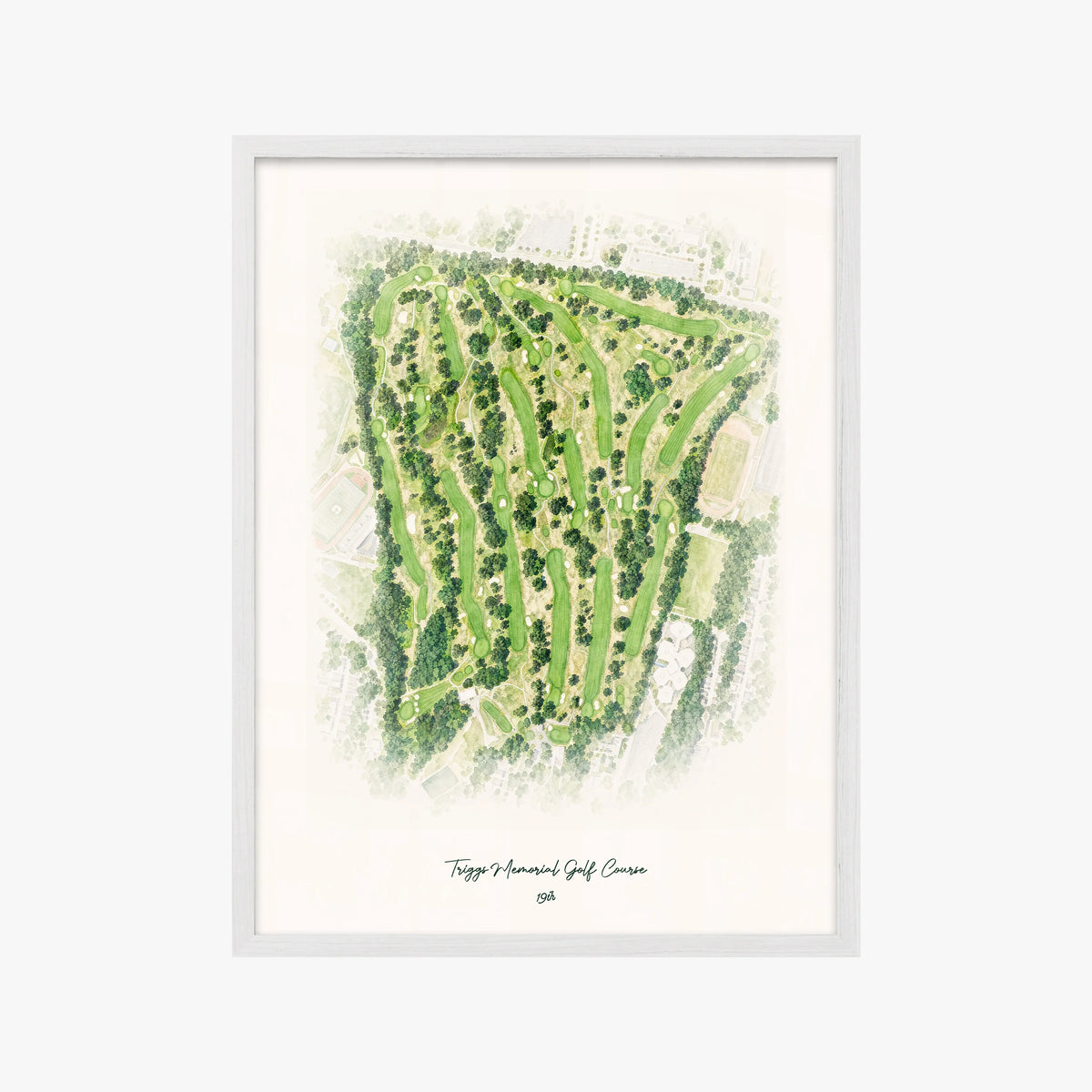 Triggs Memorial Golf Course white frame