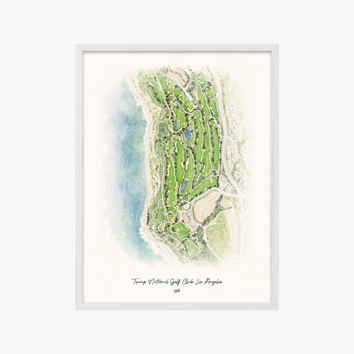 Trump National Golf Club, Los Angeles white frame