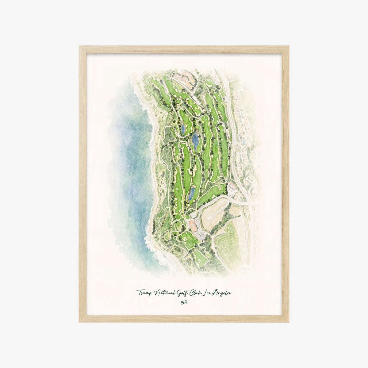 Trump National Golf Club, Los Angeles wood frame