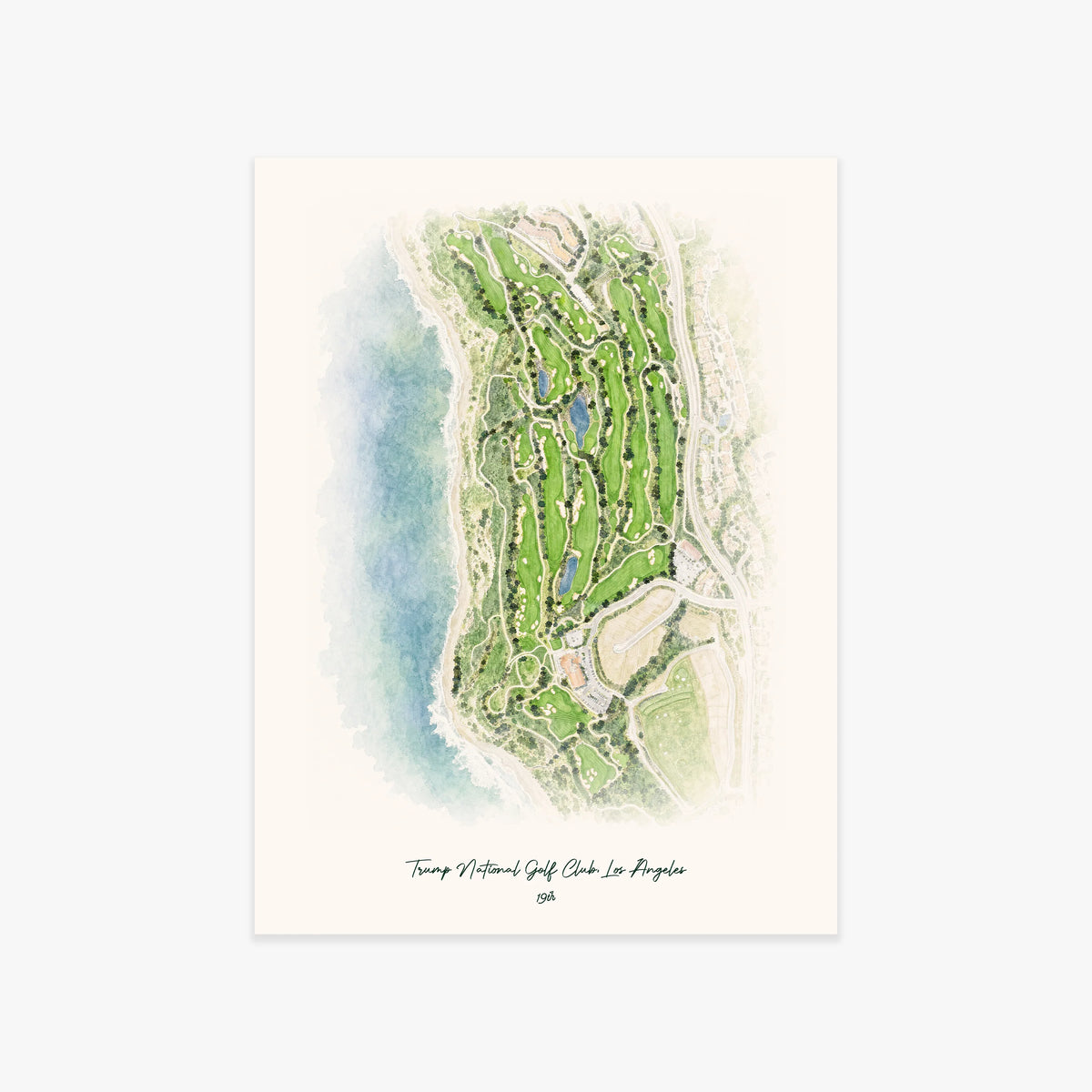 Trump National Golf Club, Los Angeles printed artwork