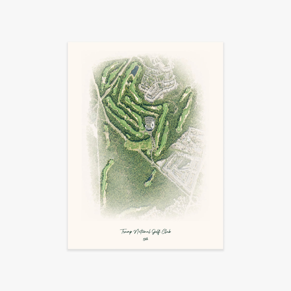 Trump National Golf Club printed artwork