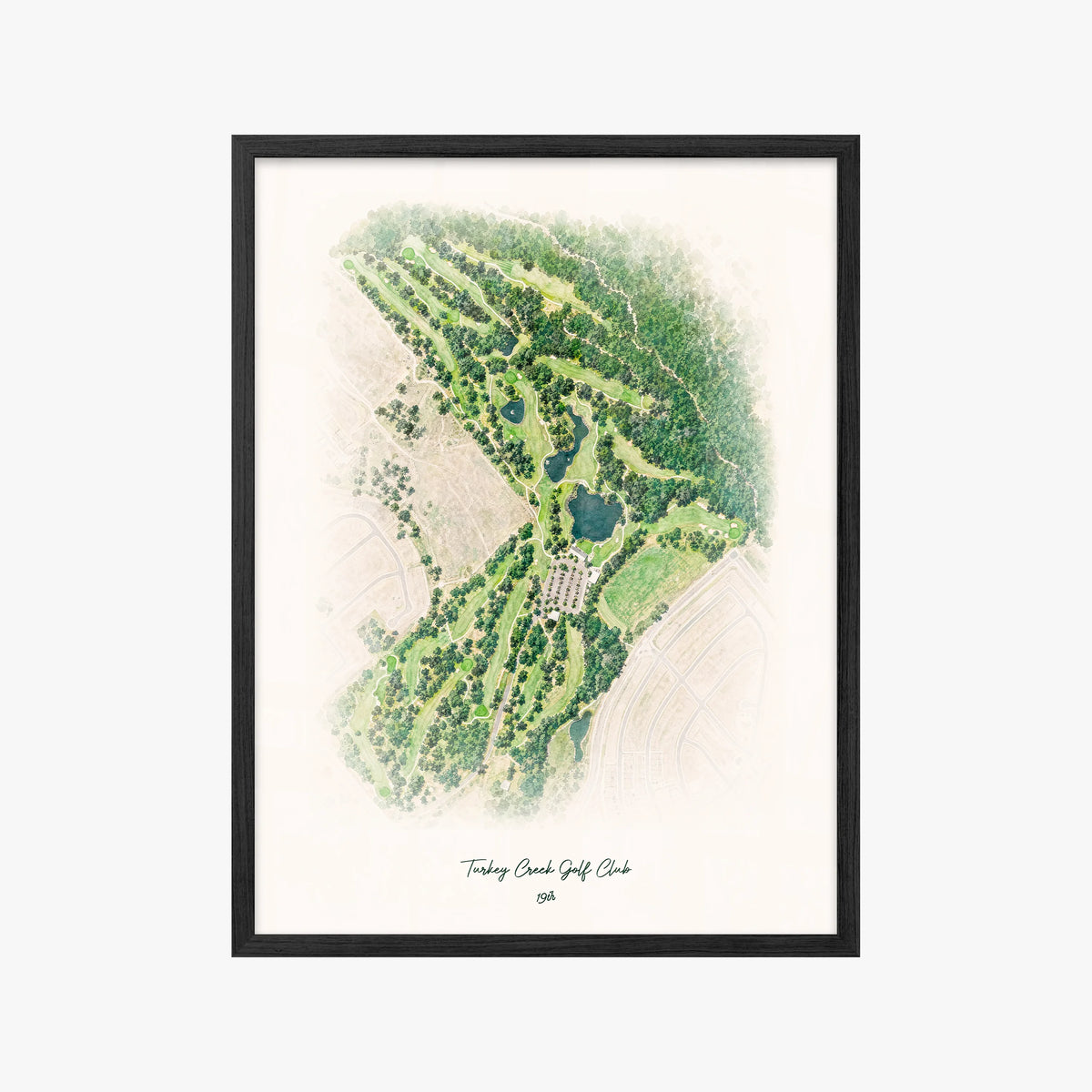 Turkey Creek Golf Club black frame