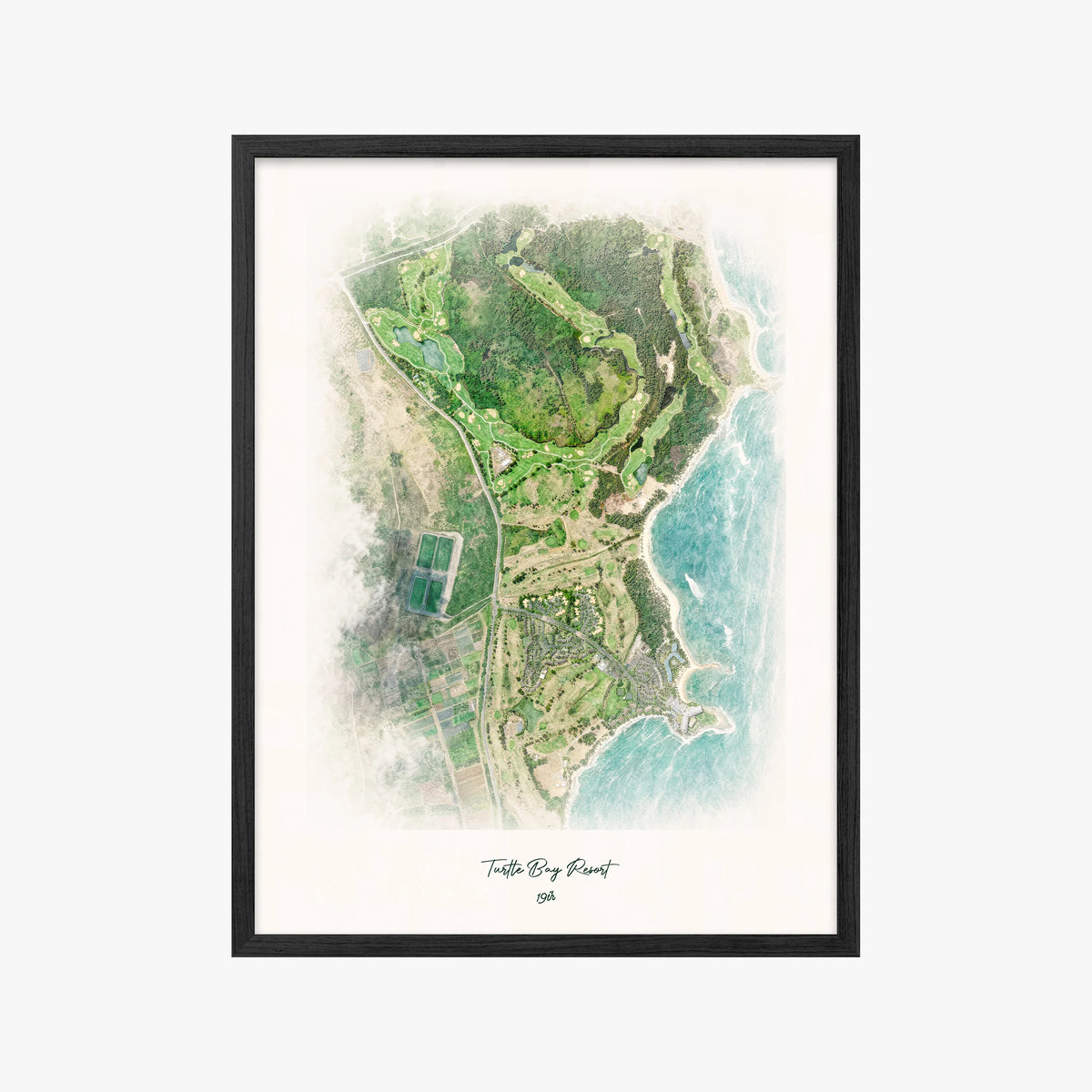 Turtle Bay Resort black frame