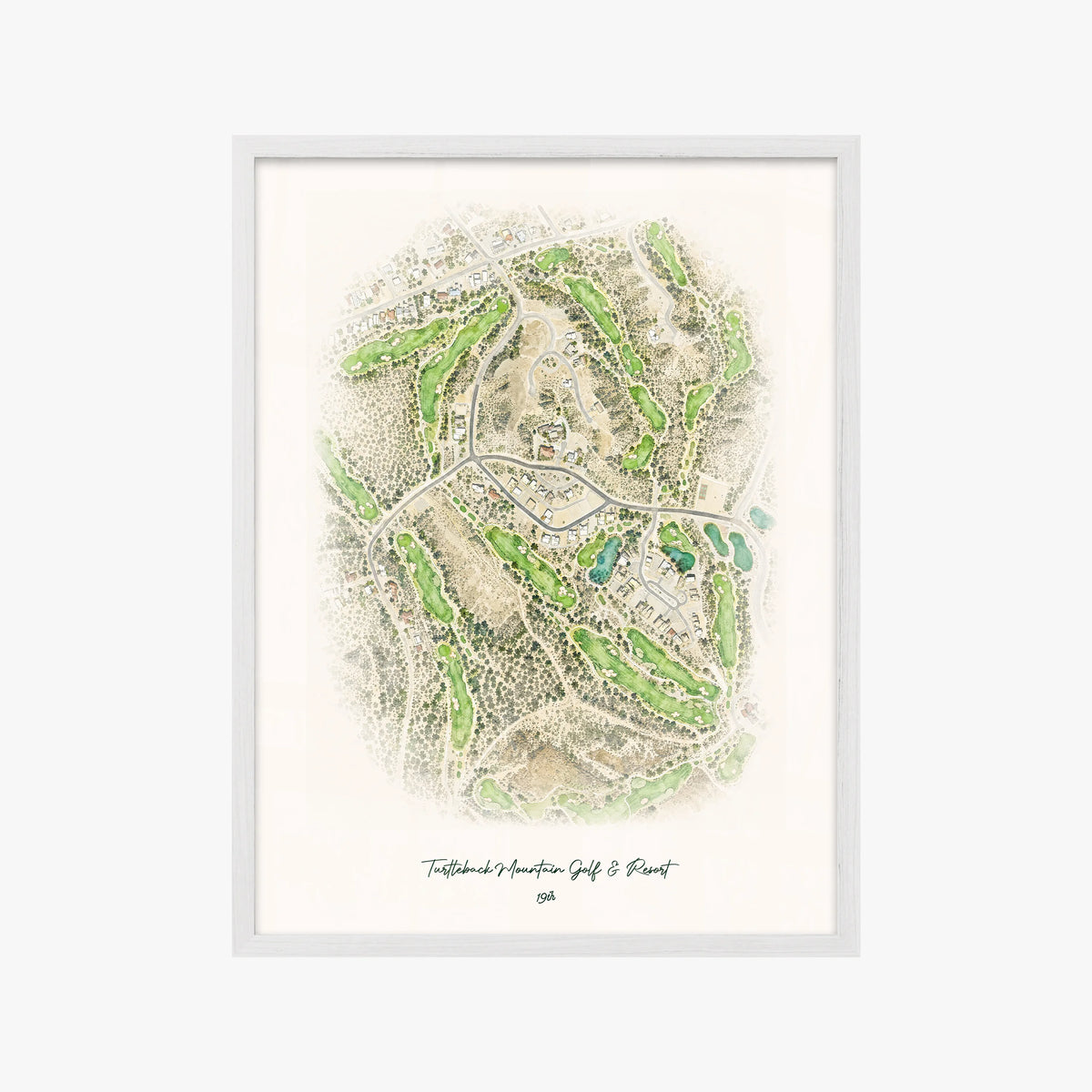 Turtleback Mountain Golf & Resort white frame