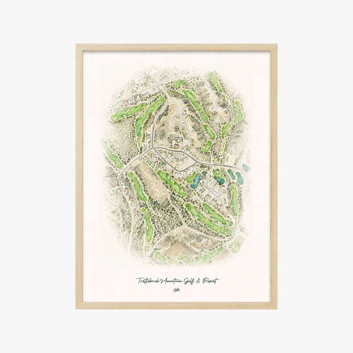 Turtleback Mountain Golf & Resort wood frame