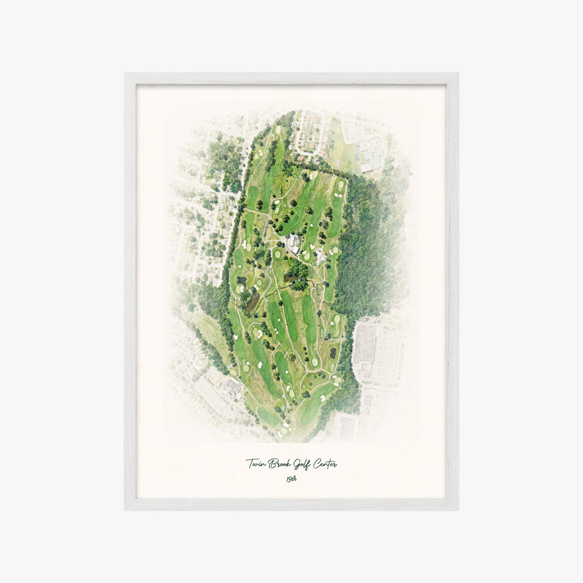 Twin Brook Golf Center white frame