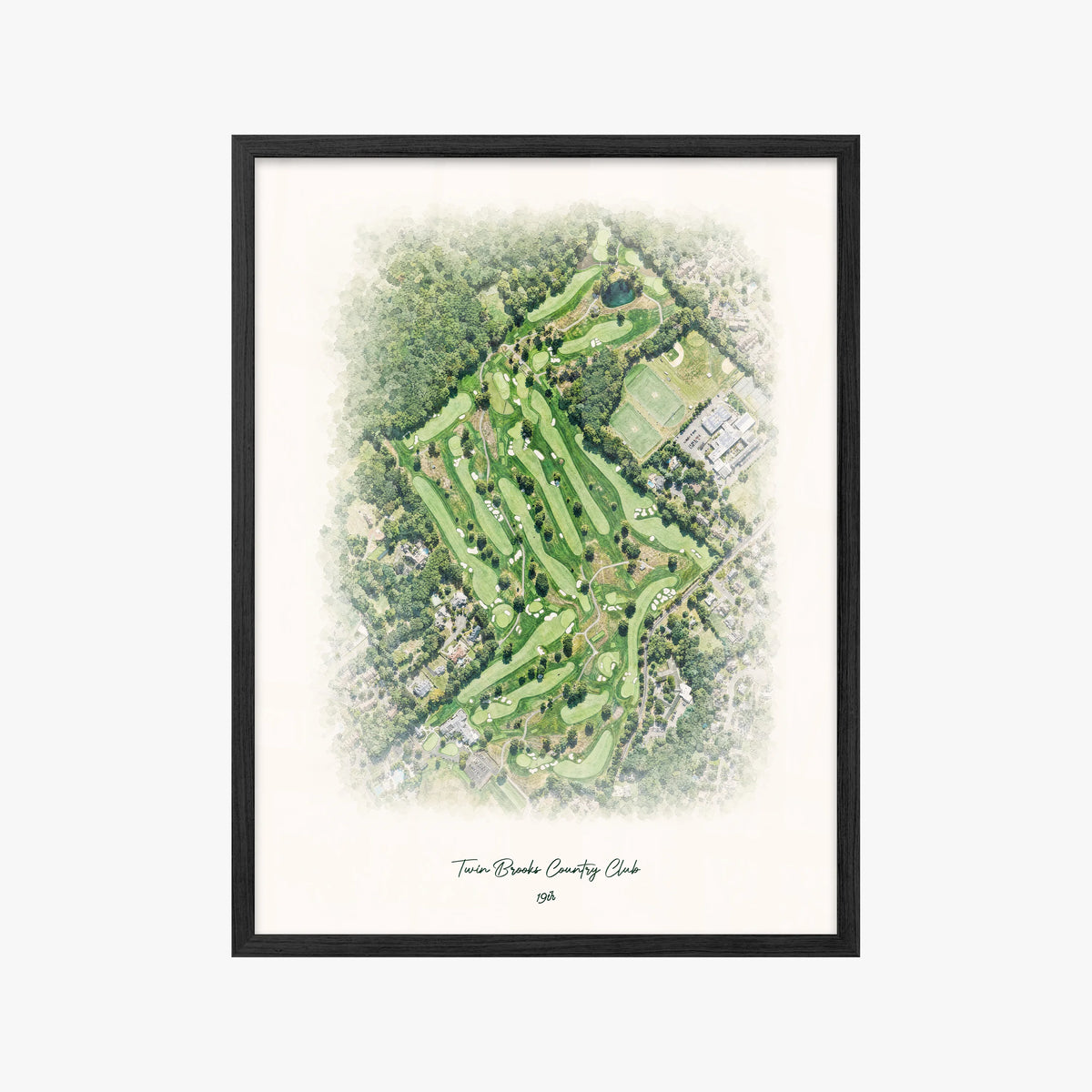 Twin Brooks Country Club black frame