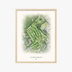 Twin Brooks Country Club wood frame