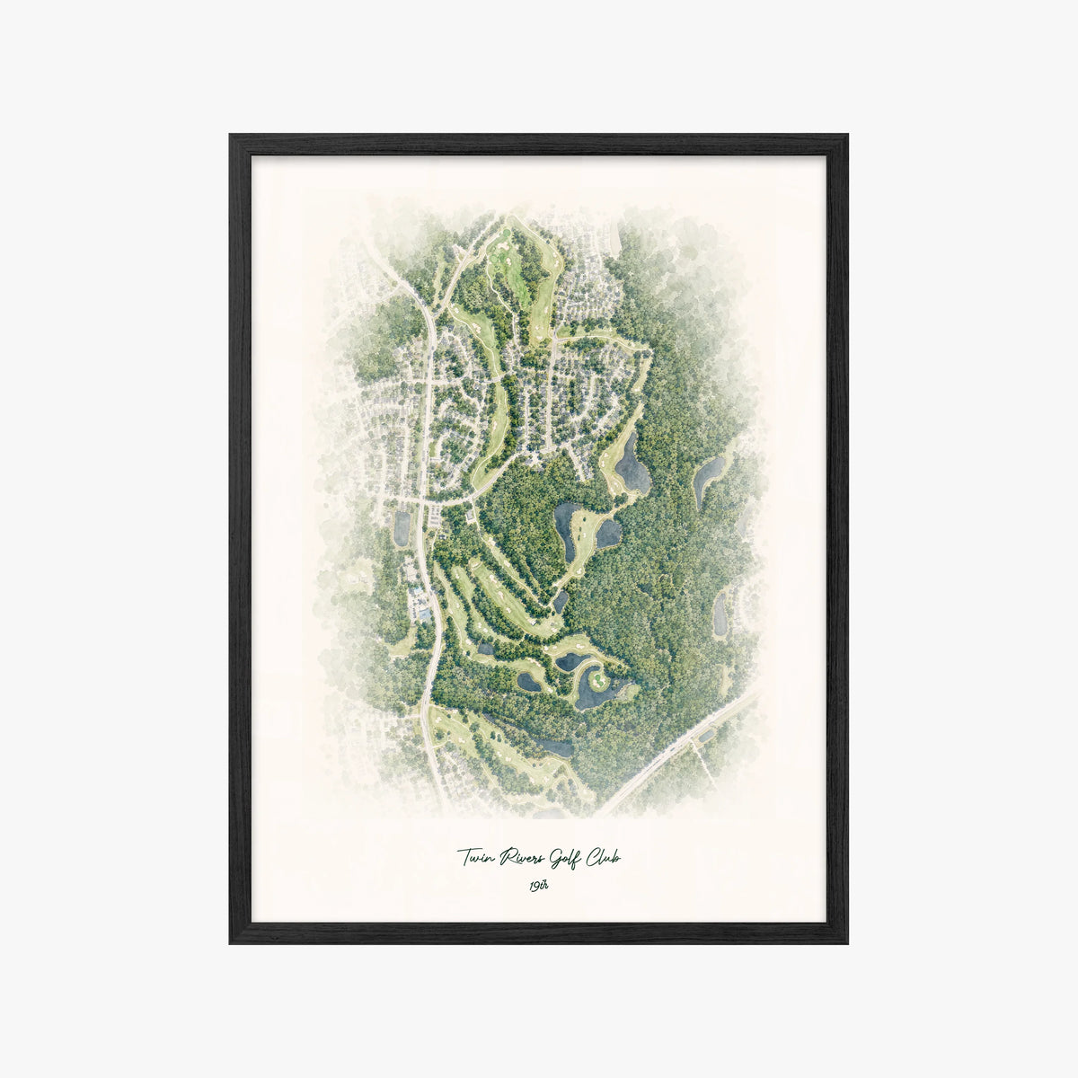 Twin Rivers Golf Club black frame