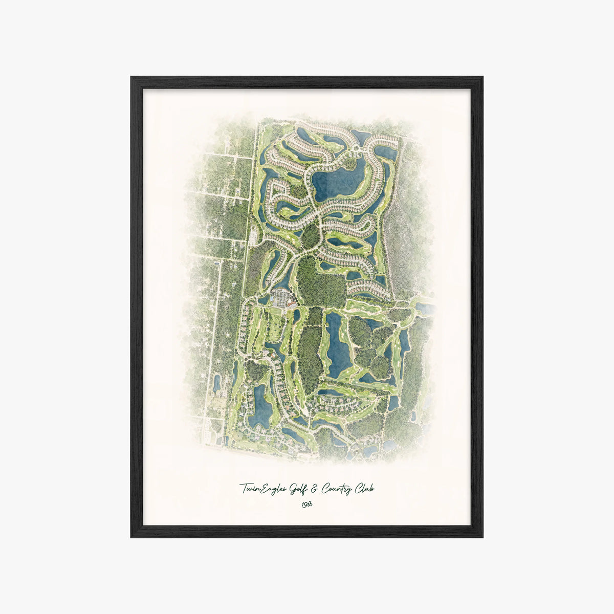TwinEagles Golf & Country Club black frame