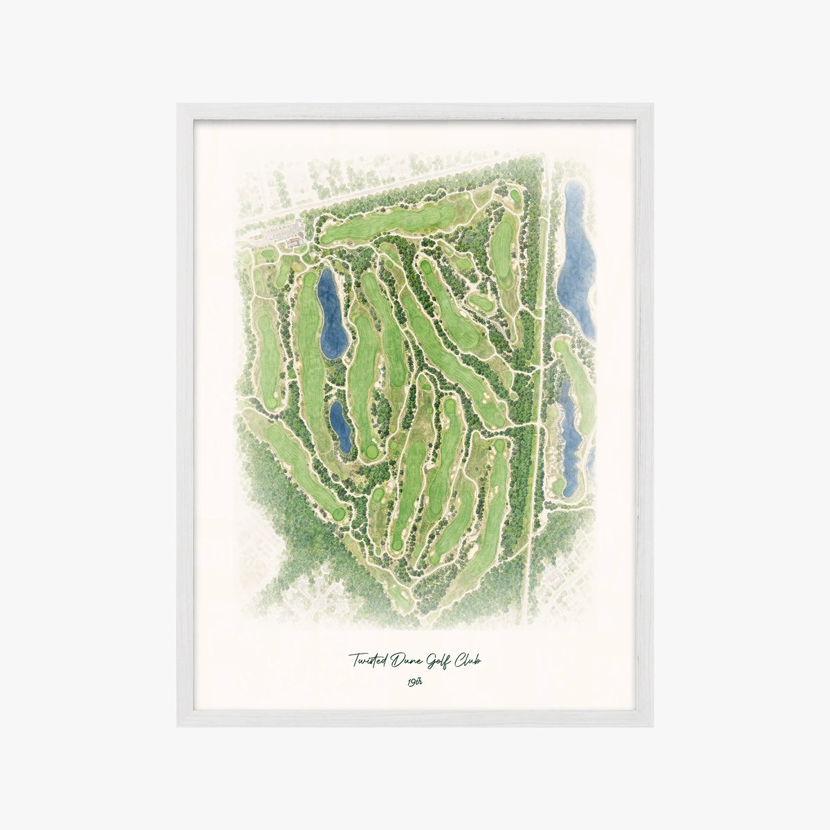 Twisted Dune Golf Club white frame
